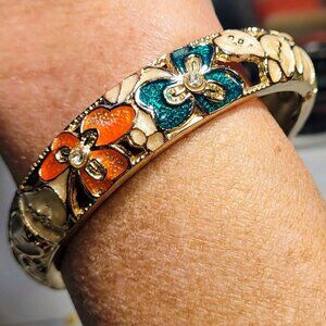 Vintage Cloisonne Enameled bracelet